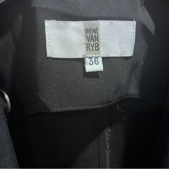 Irene Van Ryb Designer Black Pant Size 2/EU 36 - Picture 7 of 12